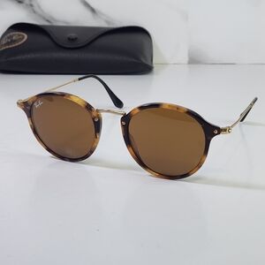 Ray-Ban Round Flex RB2447 Tortoise Sunglasses